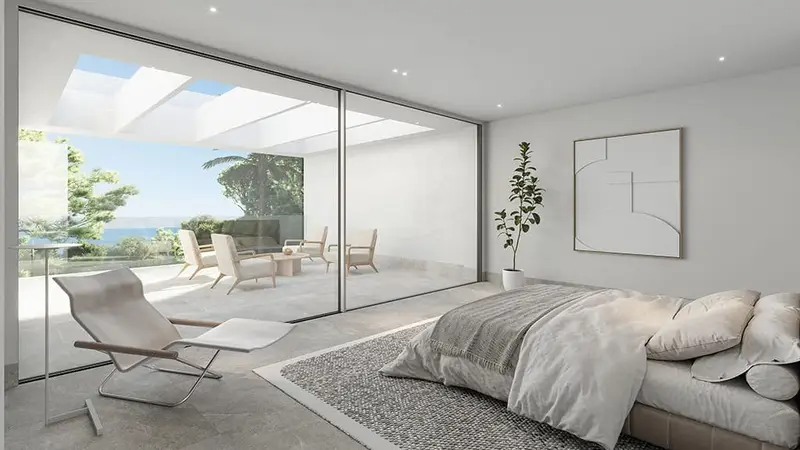Villa Moderna con Vistas al Mar en Sol de Mallorca