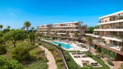 Piso en venta en Estepona 124m2 3 habitaciones 2 banos terraza 222m2