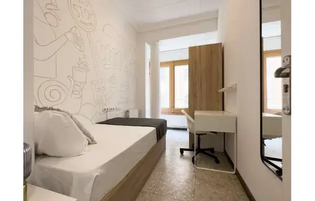 Alquiler Habitaciones Barcelona Piso Amueblado 7 Habitaciones