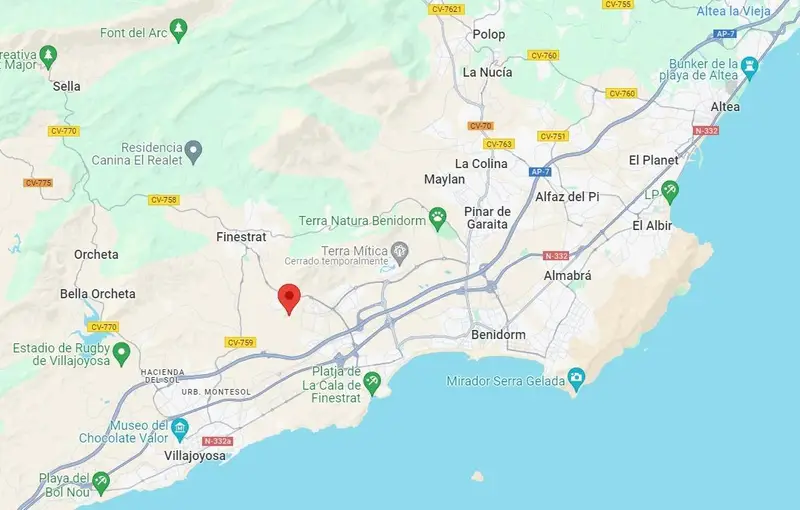 Apartamentos de Lujo en Venta Alegria XII Balcon de Finestrat