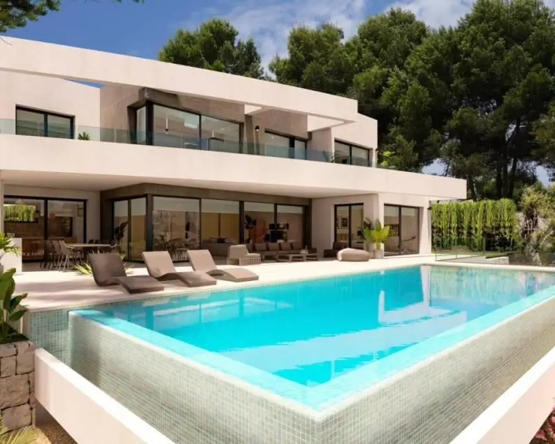 Villa de Lujo en Moraira con 4 Dormitorios y Piscina