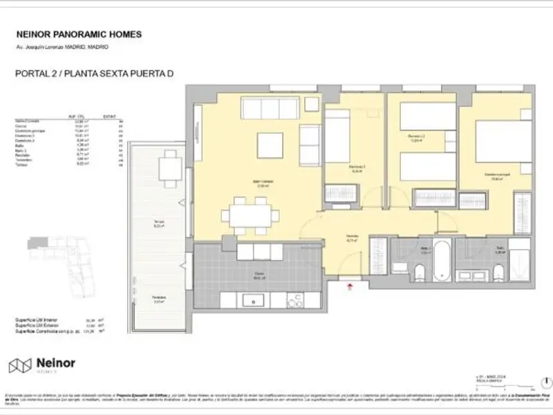 Piso en Venta Madrid Capital 80m2 3 Habitaciones Terraza