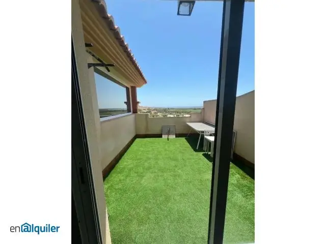 Alquiler loft amueblado terraza Almerimar