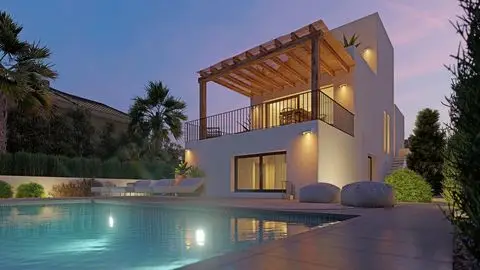 Villa de Lujo en Primera Linea de Playa Oliva 5 Dormitorios