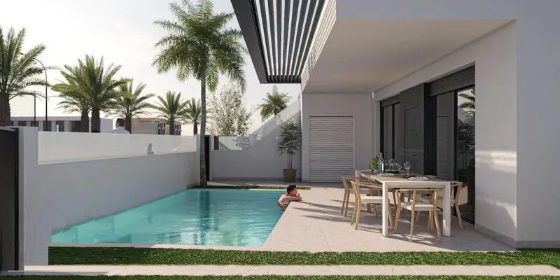 Bungalows en San Pedro del Pinatar con Piscina Privada
