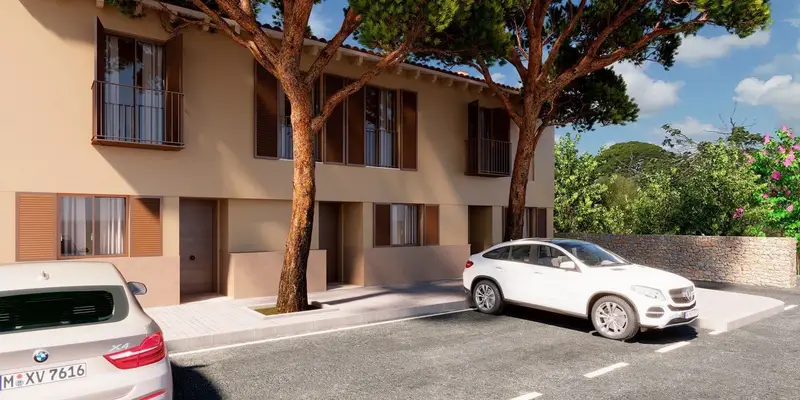 Casa adosada en Portol con piscina y jardín