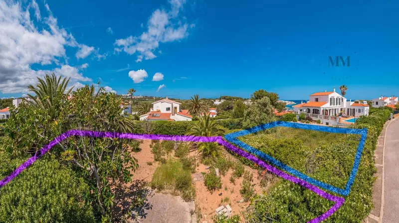 Solar en Venta Cala Molí Menorca Vistas al Mar