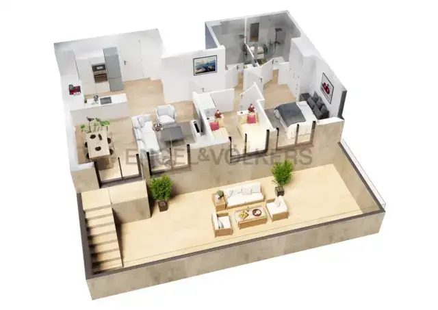 Apartamento en Pineda de Mar 2 dormitorios 2 baños terraza 69m2