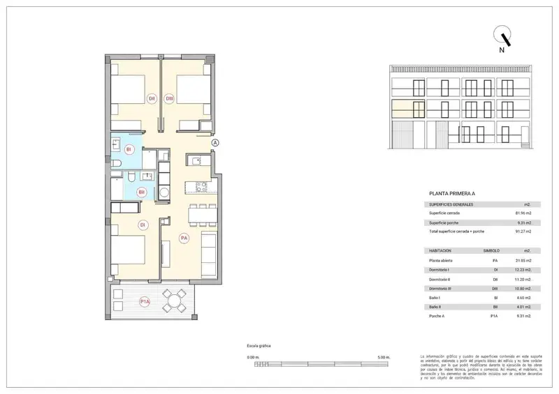 Apartamento en venta en Mallorca 3 dormitorios 2 banos 90m2 nueva construccion