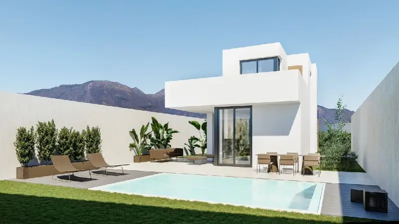 Villa en Polop con Piscina Privada y Jardin