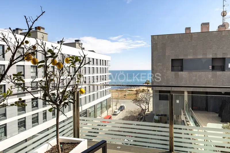 Atico en venta en Badalona con vistas al mar