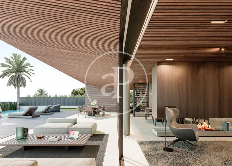 Villa Horizonte: Lujo Costero Moderno en Can Teixido