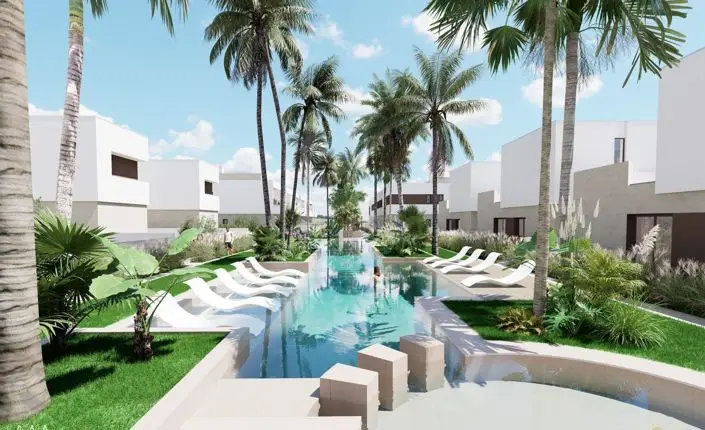 Bungalows en Venta Costa Cálida 3 Dormitorios Piscina Comunitaria