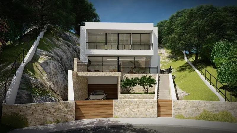 Venta Parcela Serra Brava Lloret de Mar Proyecto Vistas Bosque
