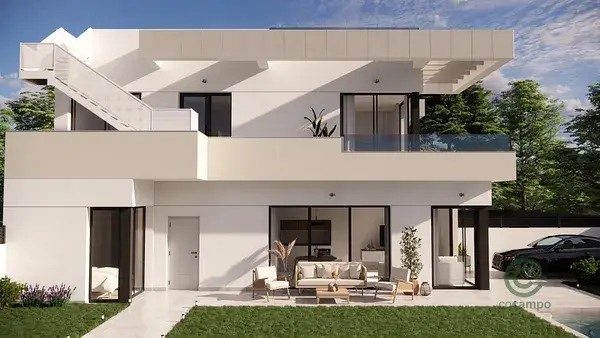 Villa Pareada en Los Montesinos 3 Dormitorios 2 Baños Jardin Privado