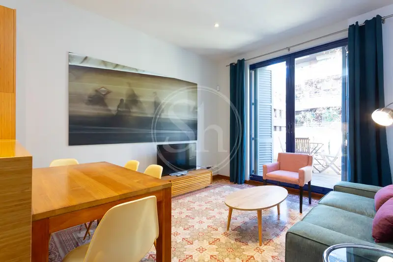 Apartamento 2 Dormitorios Terraza Sarria Sant Gervasi Alquiler Mensual
