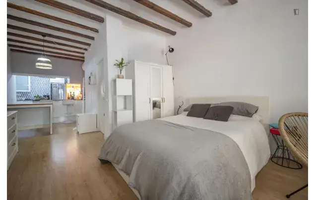 Estudio en Barrio Gótico Barcelona 42m2 3-24 Meses