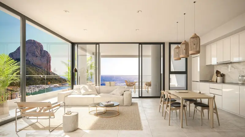 Venta Apartamento Vistas al Mar Calpe 2 3 Dormitorios Lujo
