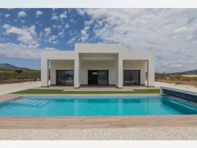 Casa Villa 3 Dormitorios Novelda Moderna Piscina Garaje Opcional