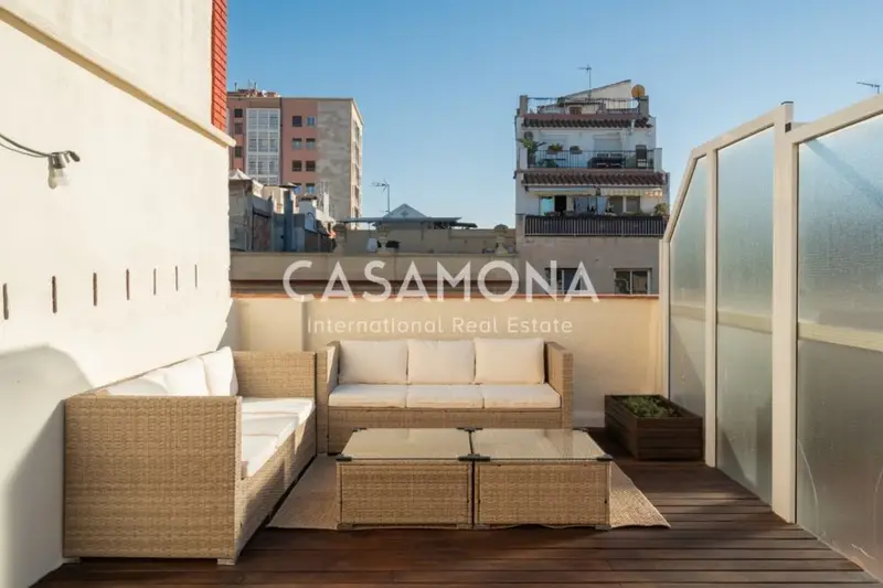 Atico Moderno 1 Dormitorio Terraza Privada Sant Antoni