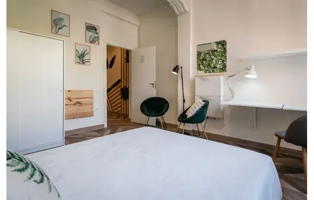 Habitacion Doble Exterior en Eixample Barcelona