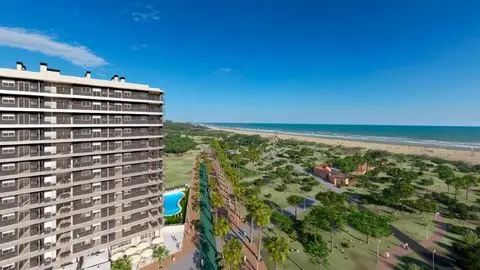 Apartamento 2 Dormitorios Cabanes Vistas al Mar Piscina Parking