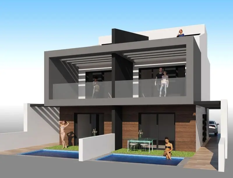 Villas Adosadas en Santiago de la Ribera Murcia