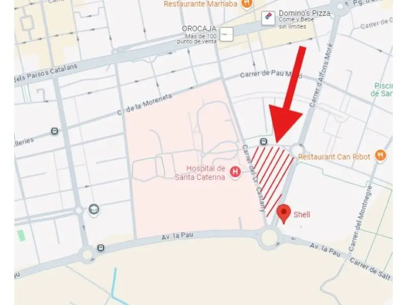 Venta Suelo Els Masos Salt - Parcela 4765m2 frente a Hospital Santa Caterina