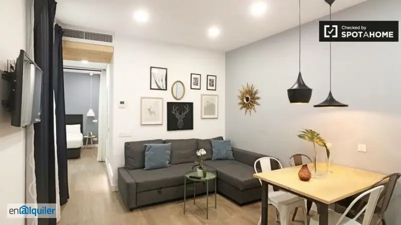 Apartamento con Aire Acondicionado en Chueca Gran Vía Madrid
