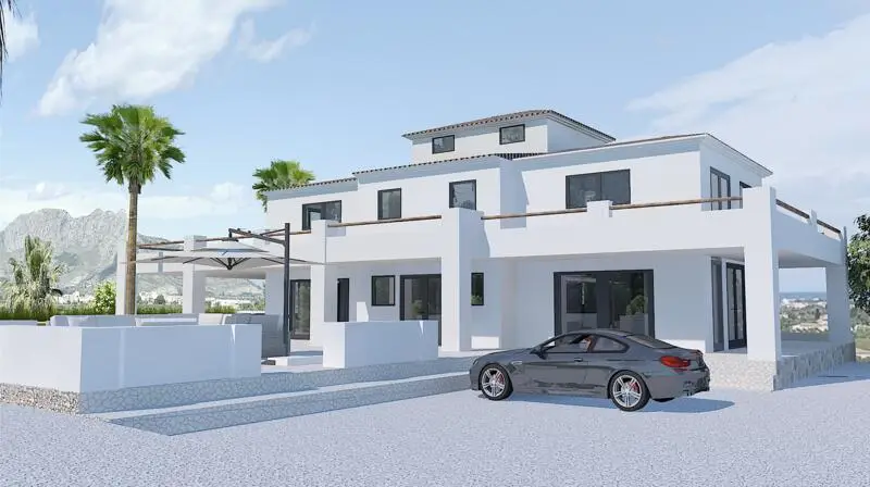 Villa en Venta Pedreguer Vistas al Mar 5 Dormitorios