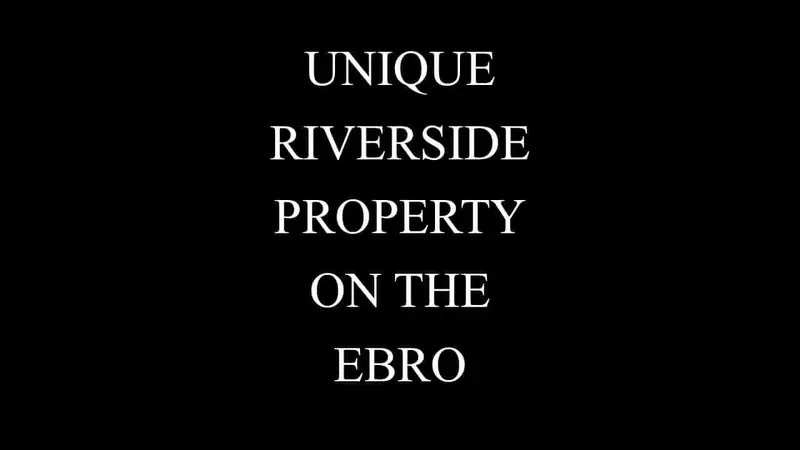 Finca Rustica en Venta Rio Ebro Pesca