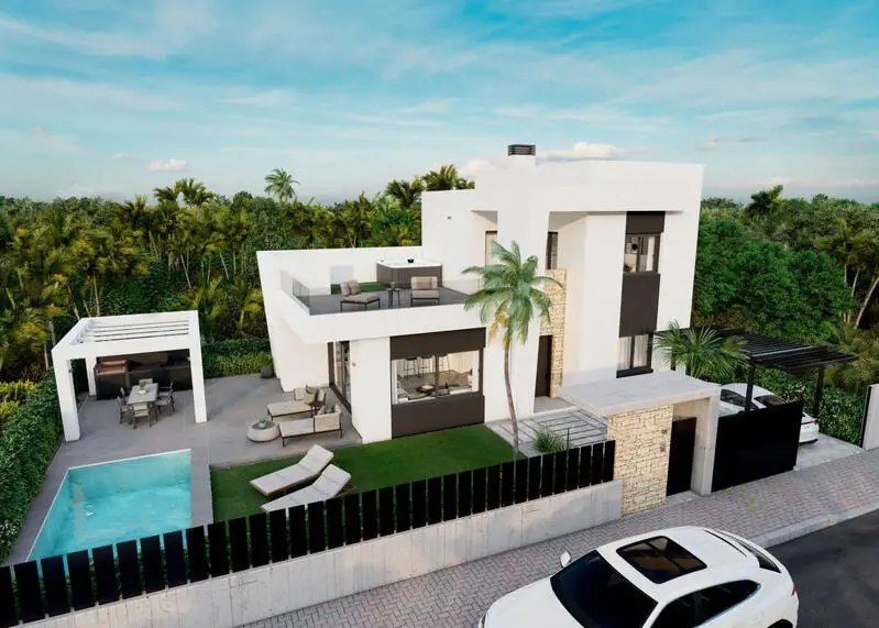 Villa Moderna Orihuela Costa Cerca del Mar