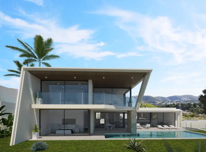 Chalets de Lujo con Vistas al Mar en Moraira 3 Dormitorios