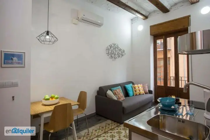 Apartamento Amueblado en el Carmen Valencia
