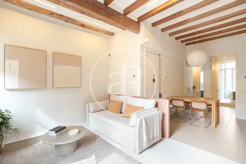 Piso en Gràcia 2 habitaciones 2 baños Reformado Amueblado