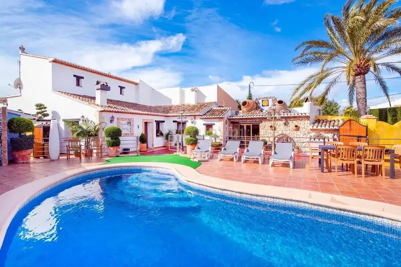 Casa Rural Rústica con Piscina cerca de Calpe y Benissa