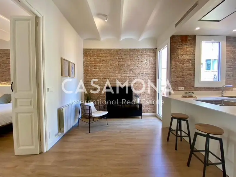 Apartamento Gràcia 2 habitaciones Balcón Cocina equipada