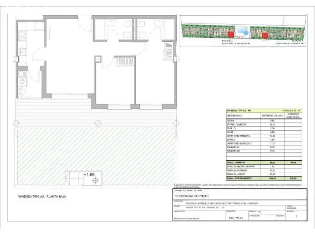 Adosado 125m2 en Nueva Urbanizaci
ón con Piscina