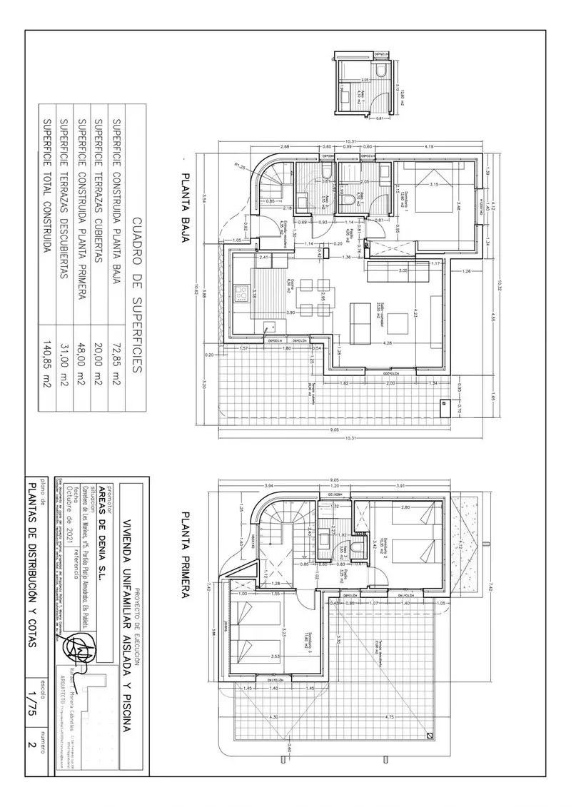 Casa Moderna en Els Poblets 3 Dormitorios Piscina Cerca Playa