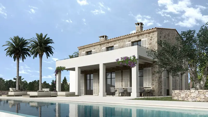 Finca de Lujo con Piscina y Casa de Invitados en Santanyi