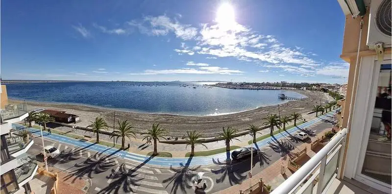 Apartamento en Primera Linea de Playa Lo Pagan 3 Dormitorios