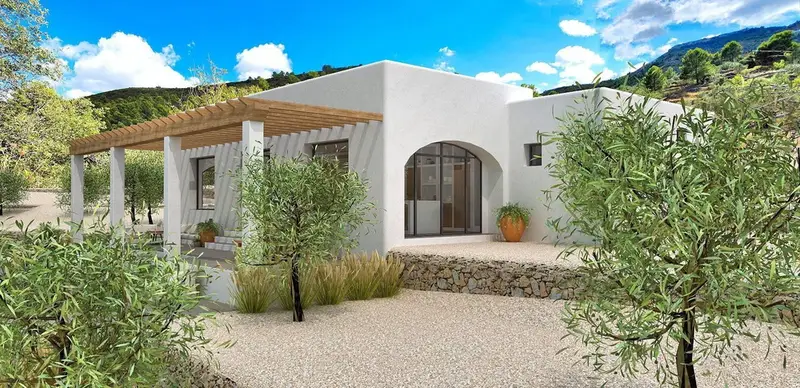 Villa 3 Dormitorios Jalon Licencia Obra Aprobada