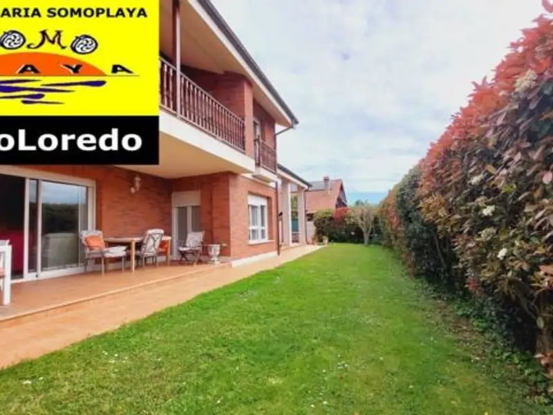 Chalet en Somo cerca de la playa con jardin y garaje
