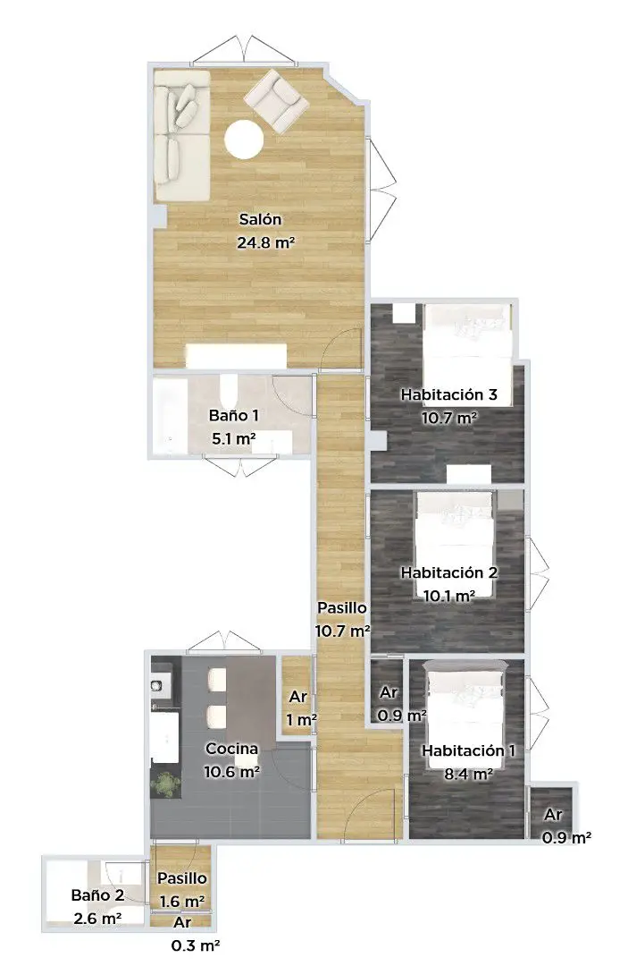 Venta Piso con Garaje en Zamora 3 Dormitorios 2 Baños