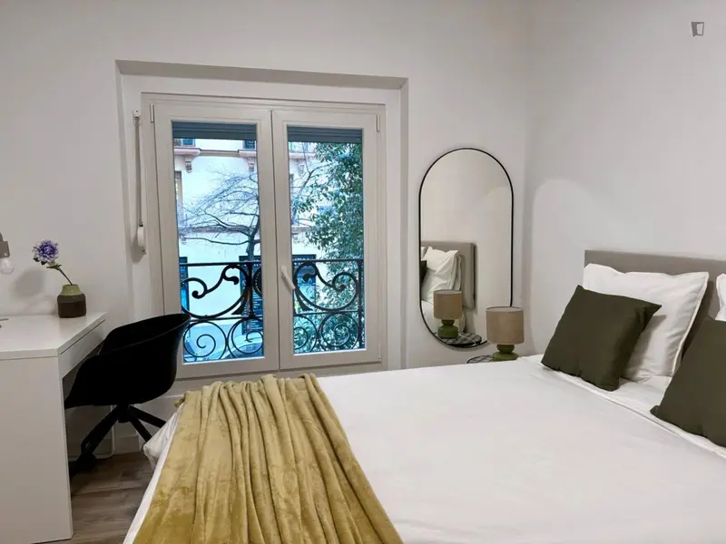 Habitacion Doble en Piso para Jóvenes en Madrid