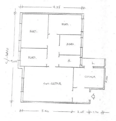 Vivienda en Venta Sabadell 88m2 Inversores