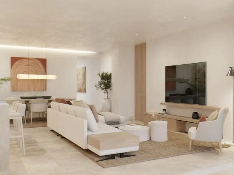 Apartamento en Playa de Palma 3 Dormitorios Jardin Privado