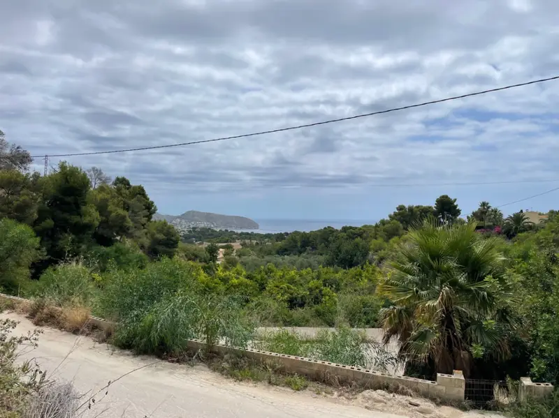Terrenos en Venta Moraira Benimeit Vistas al Mar