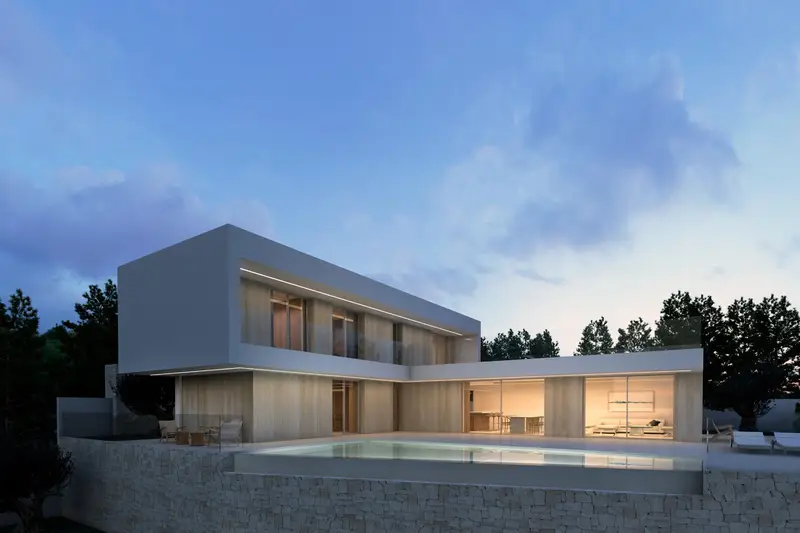 Villa en Benissa con Vistas al Mar  Nueva Construccion