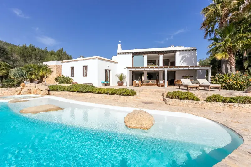 Chalet 5 Dormitorios Ibiza: Piscina, Jacuzzi, Sauna